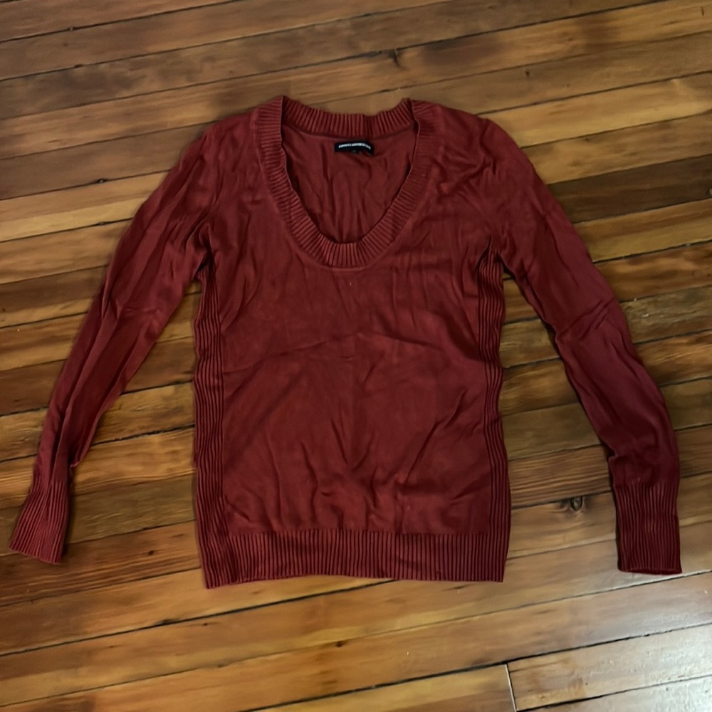 Dark Orange Sweater